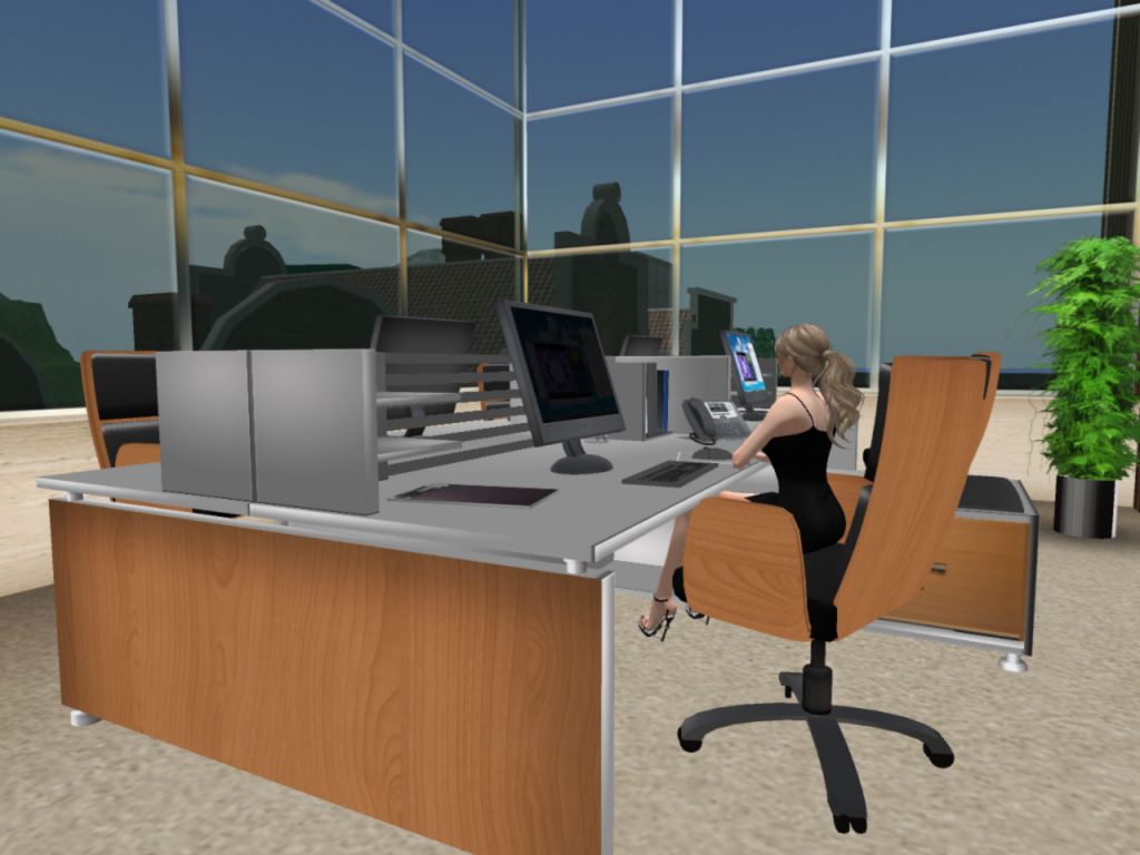 SLA Media Office in Second Life