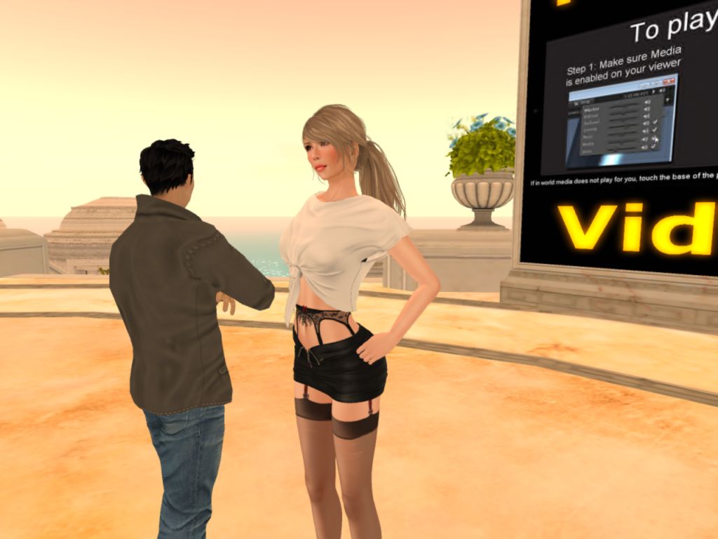 Noob on Social Island in Second Life