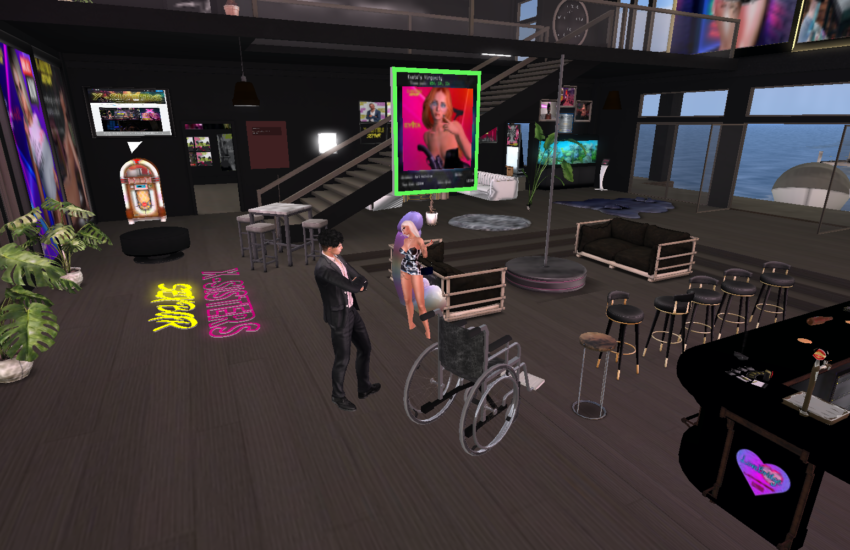 X-sisters sex bar in Second Life