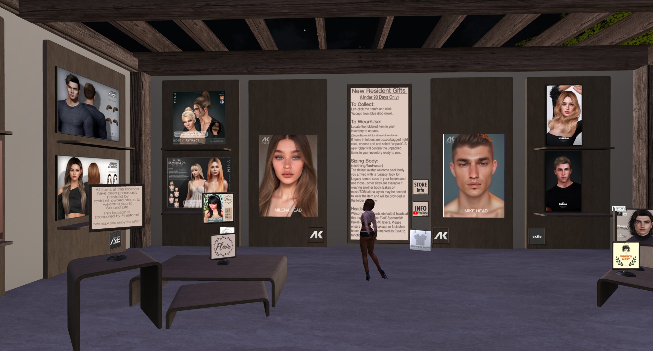 Free Mesh Head on Firestorm Island